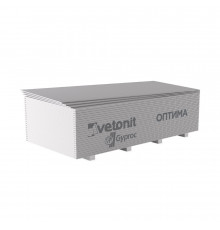 Гипсокартон Vetonit (Gyproc) Оптима 2500х1200х12,5 мм
