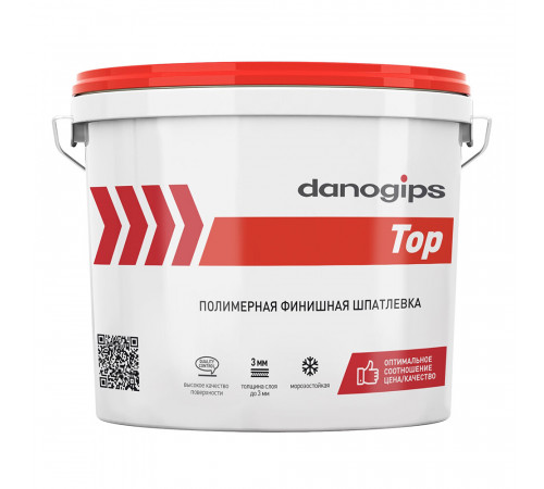 Шпатлевка финишная Danogips Top 3 л/5 кг Шпатлевка финишная Danogips Top 3 л/5 кг