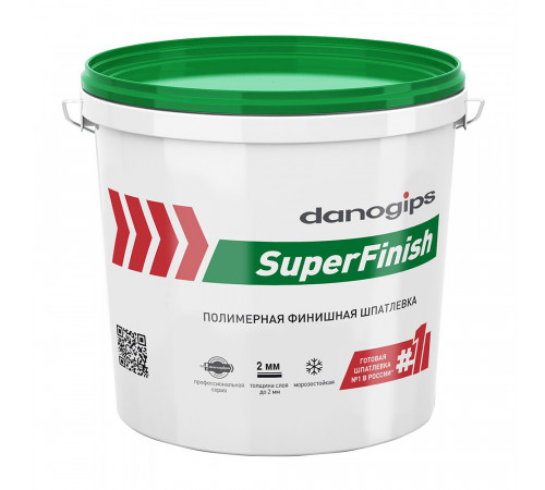 Шпатлевка Danogips SuperFinish универсальная 3 л/5 кг Шпатлевка Danogips SuperFinish универсальная 3 л/5 кг