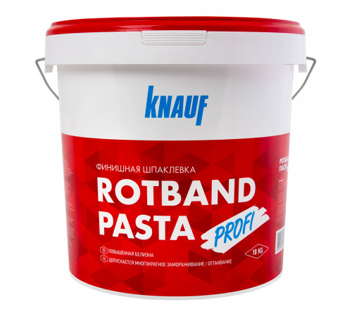 Шпатлевка финишная Knauf Ротбанд паста Профи 18 кг Шпатлевка финишная Knauf Ротбанд паста Профи 18 кг