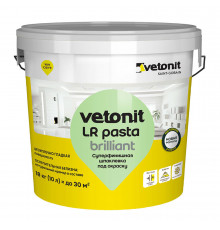 Шпатлевка финишная Vetonit ЛР Паста Бриллиант 10 л/18 кг