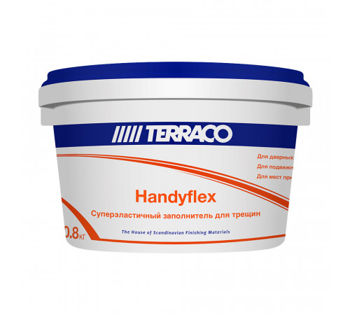 Заполнитель трещин Terraco Handyflex 0,8 кг Заполнитель трещин Terraco Handyflex 0,8 кг