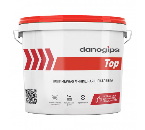 Шпатлевка финишная Danogips Top 3 л/5 кг Шпатлевка финишная Danogips Top 3 л/5 кг