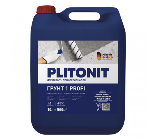 Грунт Plitonit 1/ 1 Profi 10 л концентрат 1:5 Грунт Plitonit 1/ 1 Profi 10 л концентрат 1:5