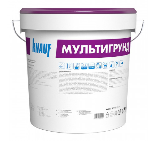 Грунт Knauf Мульти Грунд универсальный 10 кг Грунт Knauf Мульти Грунд универсальный 10 кг