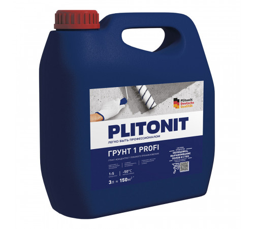Грунт Plitonit 1/ 1 Profi 3 л концентрат 1:5 Грунт Plitonit 1/ 1 Profi 3 л концентрат 1:5