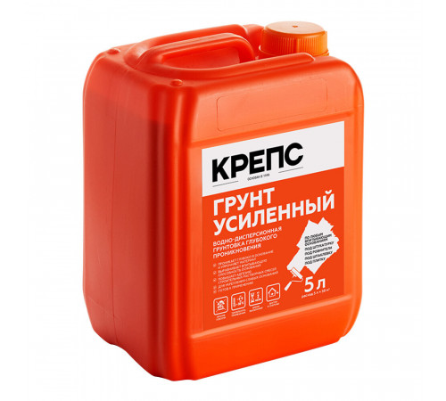 Грунт Крепс Усиленный глубокого проникновения 5 л Грунт Крепс Усиленный глубокого проникновения 5 л