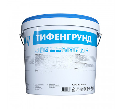 Грунт Knauf Тифен Грунд укрепляющий 10 кг Грунт Knauf Тифен Грунд укрепляющий 10 кг