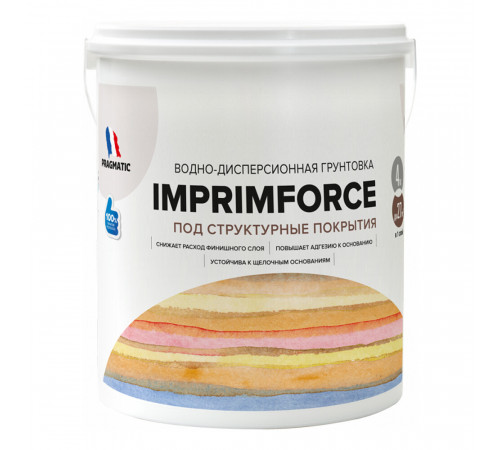Грунт Pragmatic Imprimforce под структурные покрытия 4 кг Грунт Pragmatic Imprimforce под структурные покрытия 4 кг
