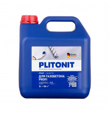 Грунт Plitonit Profi для газобетона 3 л концентрат 1:2