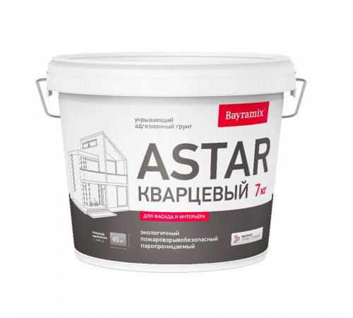 Грунт укрывающий Bayramix Astar Кварцевый B1 7 кг Грунт укрывающий Bayramix Astar Кварцевый B1 7 кг
