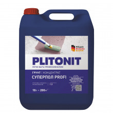 Грунт Plitonit СуперПол Profi глубокого проникновения 10 л концентрат 1:3