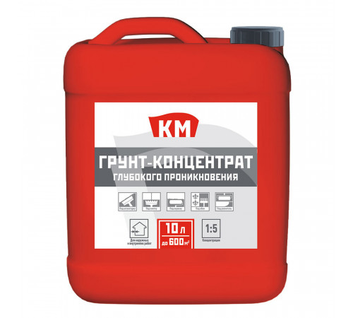 Грунт КМ 10 л концентрат 1:5 Грунт КМ 10 л концентрат 1:5
