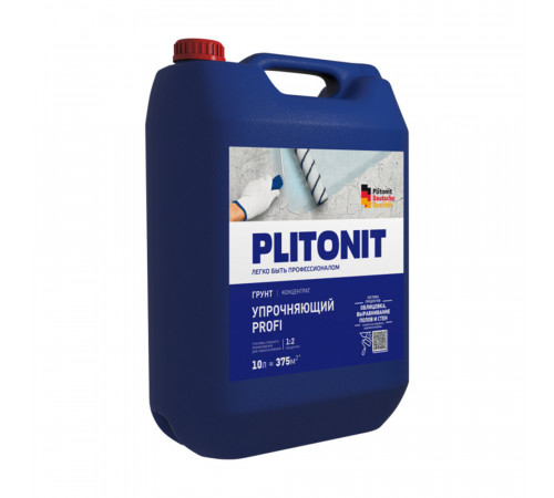 Грунт Plitonit Profi упрочняющий 10 л концентрат 1:2 Грунт Plitonit Profi упрочняющий 10 л концентрат 1:2