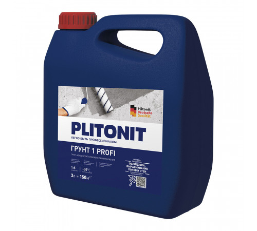 Грунт Plitonit 1/ 1 Profi 3 л концентрат 1:5 Грунт Plitonit 1/ 1 Profi 3 л концентрат 1:5