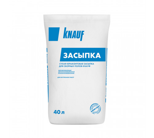 Керамзитовая засыпка фракция 0-5 мм 0,04 куб.м Knauf Керамзитовая засыпка фракция 0-5 мм 0,04 куб.м Knauf