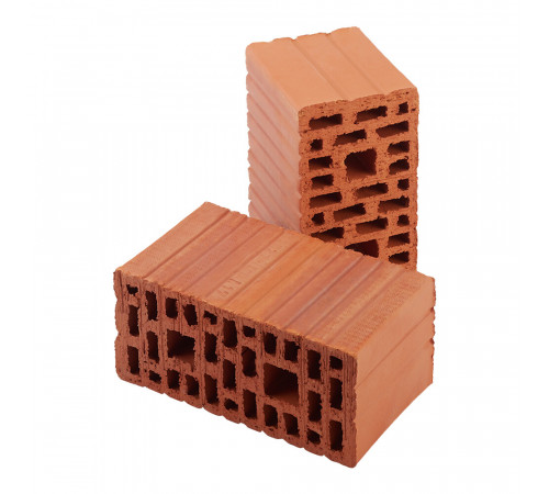 Кирпич рядовой ЛСР (НКЗ) поризованный М150/175 250х120х140 мм 2,1NF
