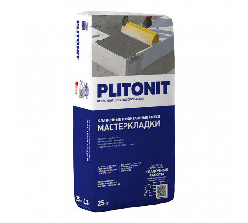 Клей для газобетона Plitonit Мастер Кладки 25 кг Клей для газобетона Plitonit Мастер Кладки 25 кг