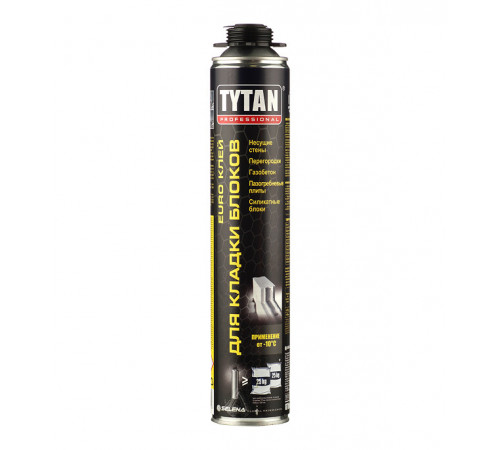 Клей для кладки блоков профессиональный Tytan Professional EURO 870 мл Клей для кладки блоков профессиональный Tytan Professional EURO 870 мл