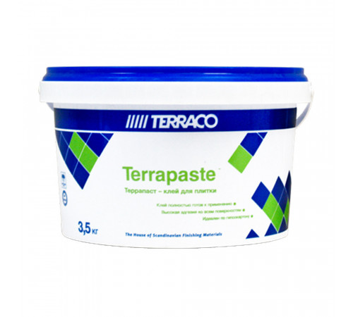 Клей для плитки Terraco Terrapaste готовый 3,5 кг Клей для плитки Terraco Terrapaste готовый 3,5 кг