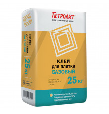 Клей для плитки Петролит базовый серый класс C0 25 кг