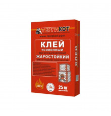 Клей для печей и каминов Терракот серый 25 кг