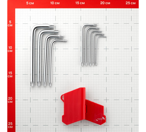 Набор шестигранных ключей Torx Hesler Т10-50 (683886) (9 шт.)