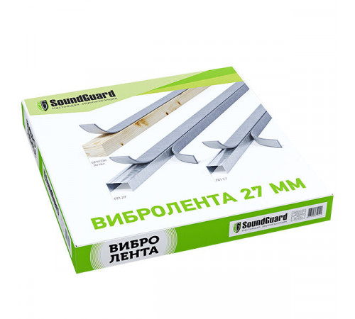 Лента вибродемпфирующая SoundGuard самоклеящаяся 27х4 мм 12 м Лента вибродемпфирующая SoundGuard самоклеящаяся 27х4 мм 12 м