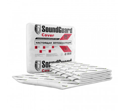 Мат звукоизоляционный SoundGuard Cover 15 мм 1,5х5 м Мат звукоизоляционный SoundGuard Cover 15 мм 1,5х5 м