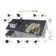 Металлочерепица 1,18х3,6 м 0,5 мм Grand Line Классик графитово-серая RAL 7024 матовая satin matt