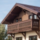 Металлочерепица 1,18х1,15 м 0,5 мм Grand Line Классик коричневая RAL 8017 satin