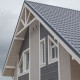 Металлочерепица 1,18х2,25 м 0,5 мм Grand Line Классик графитово-серая RAL 7024 satin