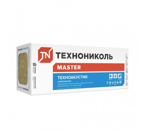 Шумоизоляция Технониколь Техноакустик 100х600х1200 мм 4,32 кв.м