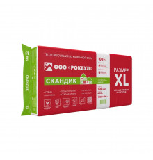 Утеплитель Роквул Лайт Баттс Скандик 100х600х1200 мм 4,32 кв.м