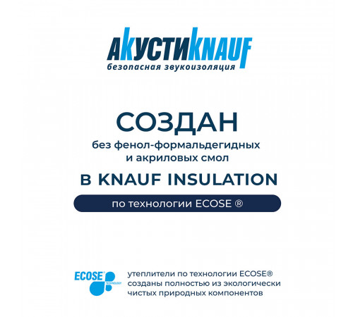 Шумоизоляция АкустиKnauf Cлим Плита 27х600х920 мм 11 кв.м Шумоизоляция АкустиKnauf Cлим Плита 27х600х920 мм 11 кв.м