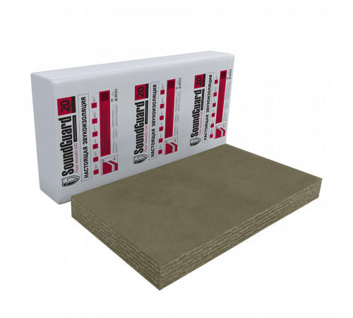 Шумоизоляция SoundGuard Floor Acoustic 20х600х1200 мм 5,76 кв.м