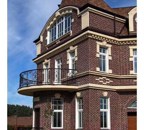 Искусственный камень White Hills Бремен Брик красный (68 шт.=1,11 кв.м)