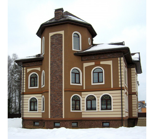 Искусственный камень White Hills Фьорд Лэнд темно-коричневый (24 шт.=0,8 кв.м) Искусственный камень White Hills Фьорд Лэнд темно-коричневый (24 шт.=0,8 кв.м)
