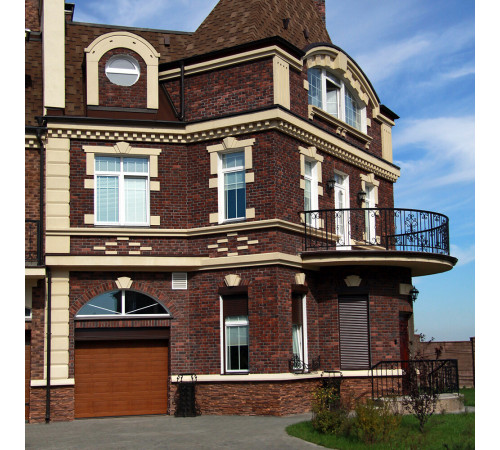 Искусственный камень White Hills Бремен Брик красный (68 шт.=1,11 кв.м)