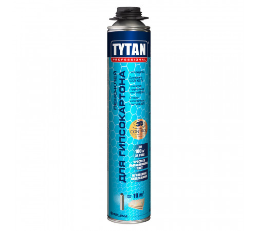 Клей для гипсокартона профессиональный Tytan Professional GUN 830 мл Клей для гипсокартона профессиональный Tytan Professional GUN 830 мл