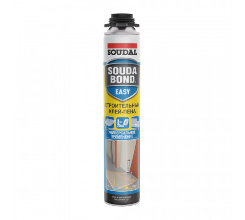 Клей для гипсокартона профессиональный Soudal Soudabond Easy 750 мл Клей для гипсокартона профессиональный Soudal Soudabond Easy 750 мл