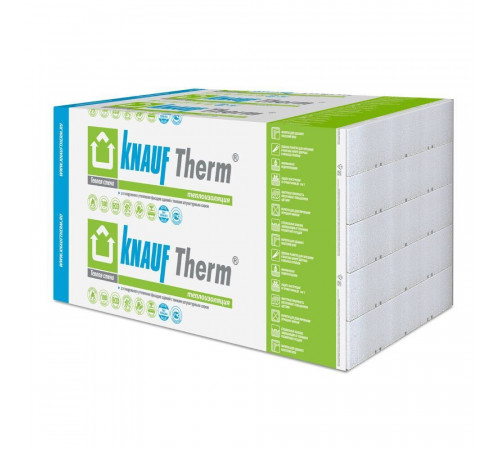 Пенополистирол Knauf Therm Теплая стена 120х600х1200 мм 3,6 кв.м Пенополистирол Knauf Therm Теплая стена 120х600х1200 мм 3,6 кв.м