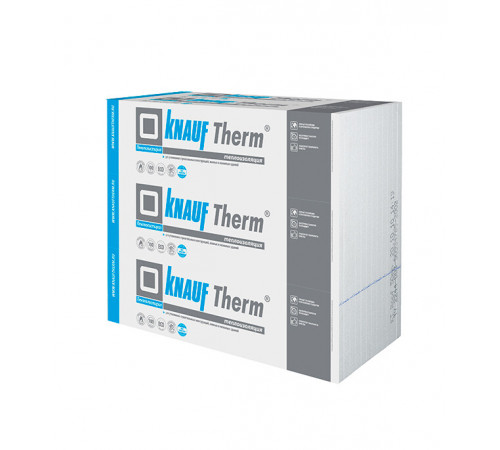 Пенополистирол Knauf Therm Стена Pro 100х1000х1200 мм Пенополистирол Knauf Therm Стена Pro 100х1000х1200 мм