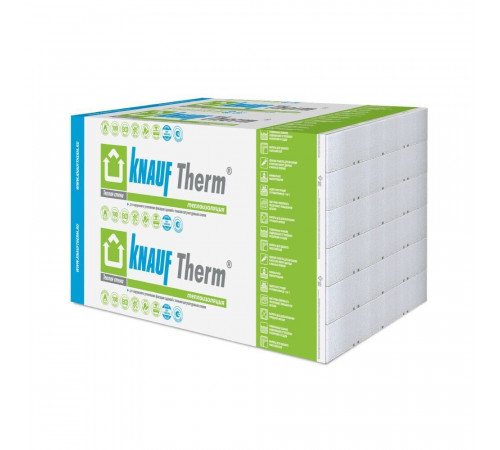 Пенополистирол Knauf Therm Теплая стена 100х600х1200 мм 4,32 кв.м Пенополистирол Knauf Therm Теплая стена 100х600х1200 мм 4,32 кв.м