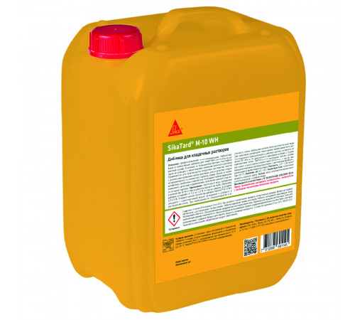 Добавка пластификатор для кладочных растворов Sika SikaTard M-10 WH 5 л Добавка пластификатор для кладочных растворов Sika SikaTard M-10 WH 5 л