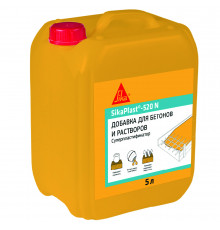 Добавка суперпластификатор для бетонов и растворов Sika SikaPlast-520 N универсальная 5 л