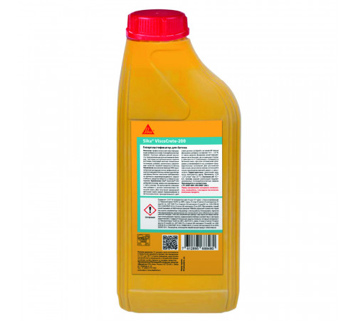 Добавка гиперпластификатор для бетона и малых архитектурных форм Sika ViscoCrete-200 1 л Добавка гиперпластификатор для бетона и малых архитектурных форм Sika ViscoCrete-200 1 л