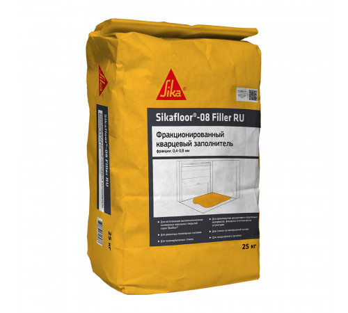 Наполнитель кварцевый для полимерных полов Sika Sikafloor-08 Filler фракция 0,4-0,8 мм 25 кг Наполнитель кварцевый для полимерных полов Sika Sikafloor-08 Filler фракция 0,4-0,8 мм 25 кг