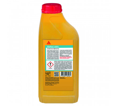 Добавка суперпластификатор для бетонов и растворов Sika SikaPlast-520 N универсальная 1 л Добавка суперпластификатор для бетонов и растворов Sika SikaPlast-520 N универсальная 1 л