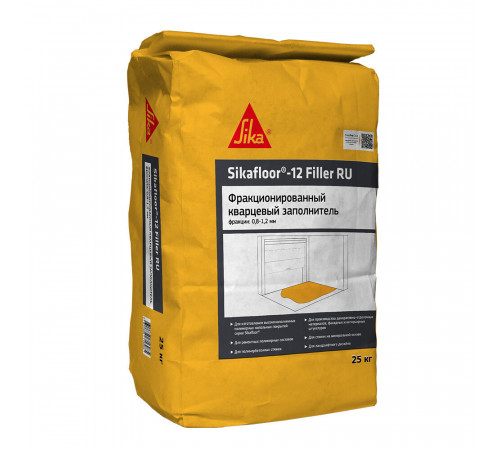 Наполнитель кварцевый для полимерных полов Sika Sikafloor-12 Filler фракция 0,8-1,2 мм 25 кг